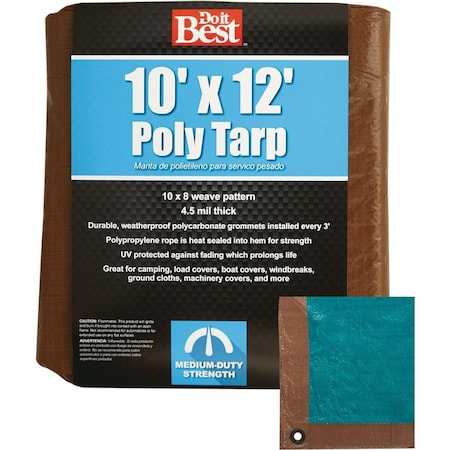 All-Source Medium Duty Tarp, Brown 764361